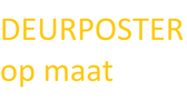 Deurposter op maat